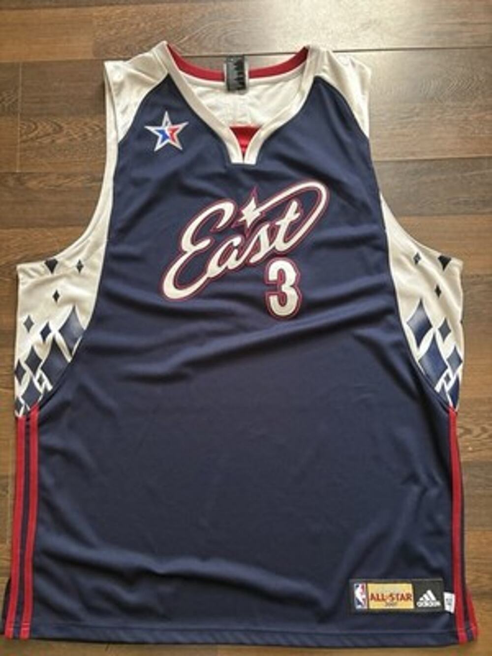 Adidas 2007 NBA All-Star Dwyane Wade Authentic Jersey 52 XL